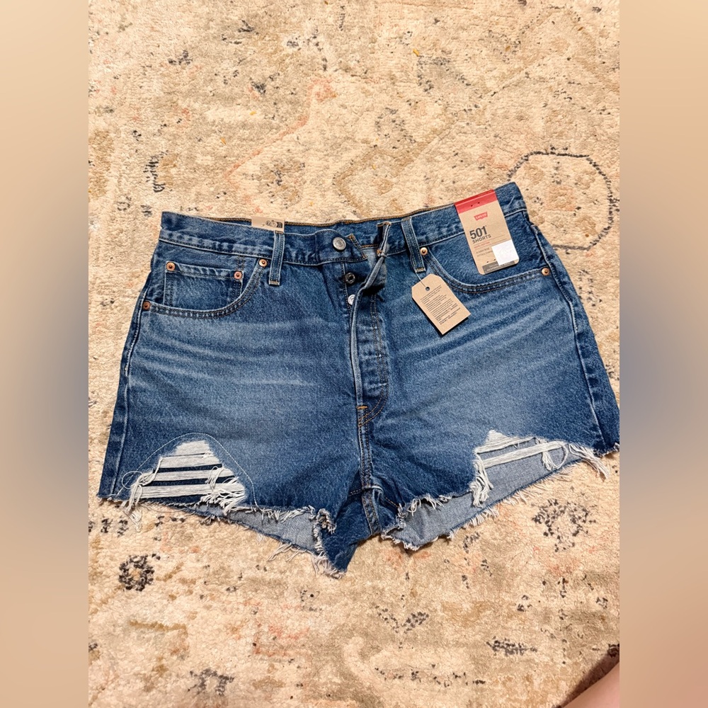 •Levi’s 501 Blue Jean Shorts
